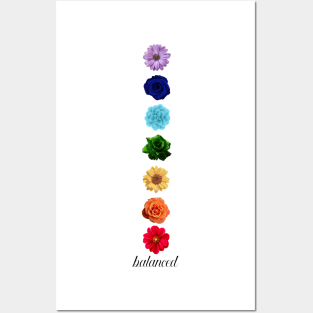 Seven Chakaras flower Art Posters and Art